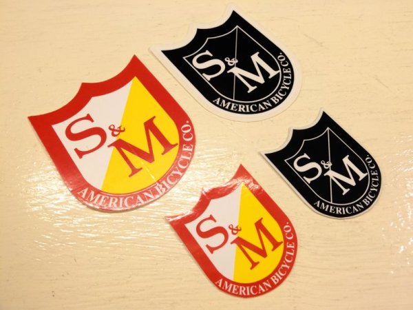 画像1: S&M BIKES_shield sticker