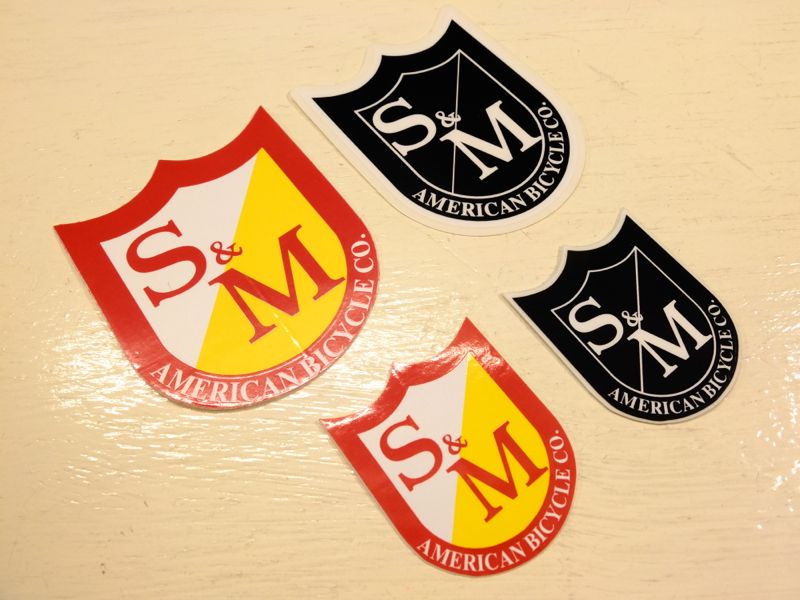画像1: S&M BIKES_shield sticker